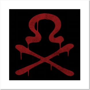 Mutant Symbol {blood-aged} Posters and Art